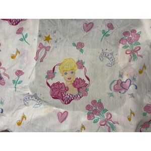 Vintage Barbie Ballerina Twin Fitted Sheet  1995 Dan River